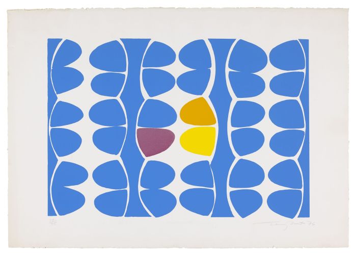 Terry Frost Tree Forms – Blue Painting
