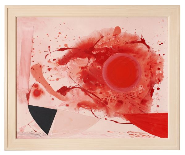 Terry Frost Red Hot Summer Painting