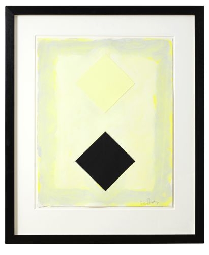 Terry Frost Lemon and Black Painting