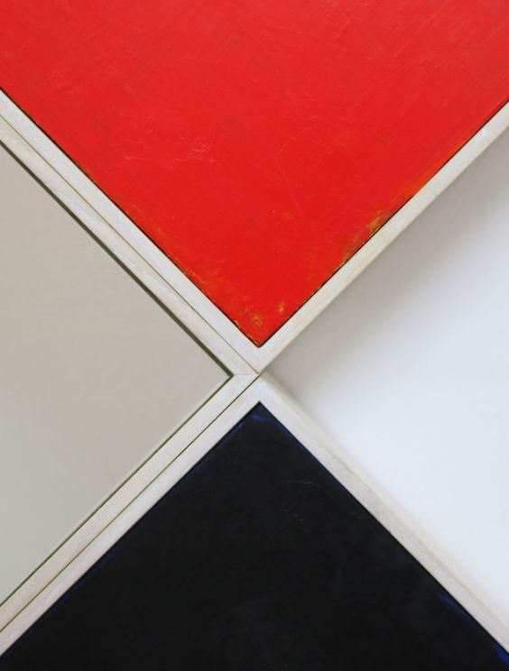 Red, Black & White (after Terry Frost)