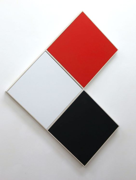 Red, Black & White (after Terry Frost)