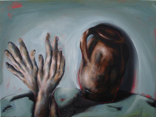 Still Life With Hands And Jug